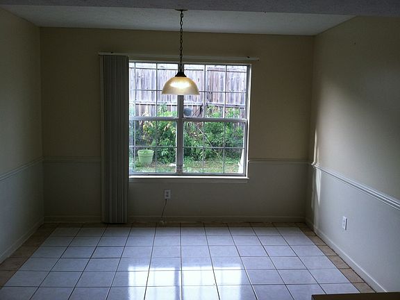 Kitchen Nook and Fenced backyard