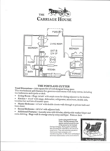Floor plan Portland Cutter