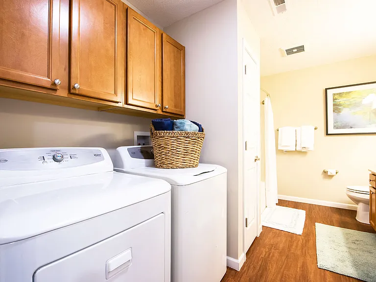 Regardless of Floor Plan, You'll Get Full Sized Washer & Dryer Hook Ups