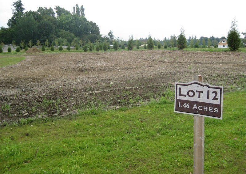 Lot 12 is flat and ready for house plans.