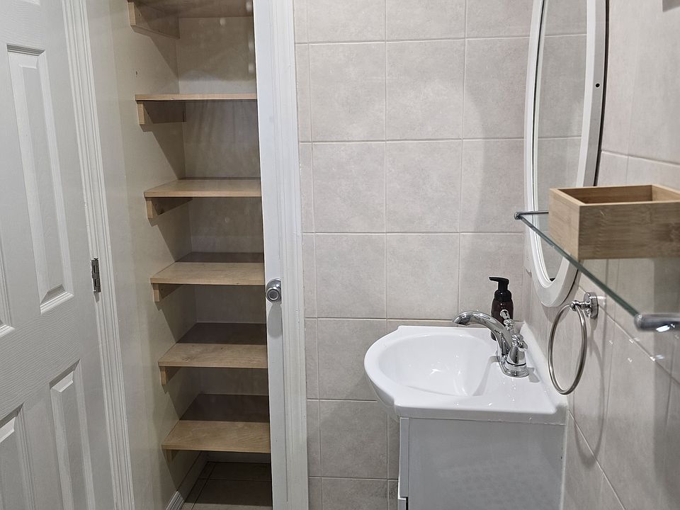Bathroom with storage