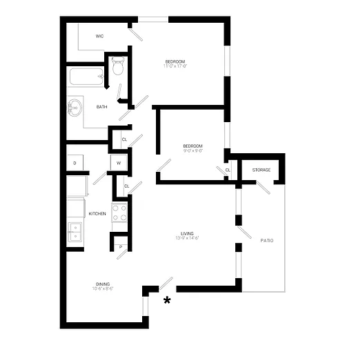 Floor plan Rose