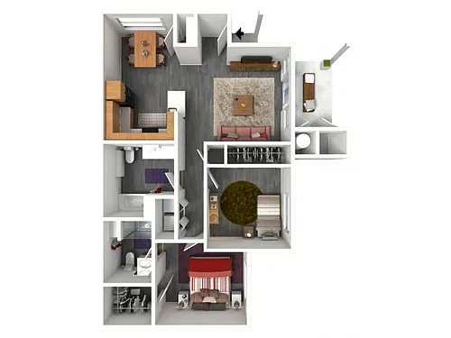 Floor plan 2 Bedroom