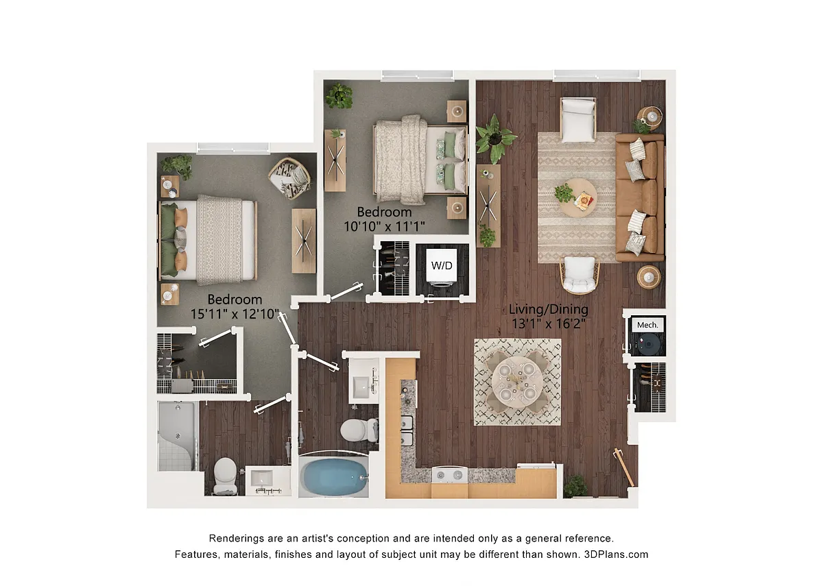 Floor plan 2B