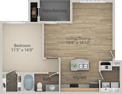 Floor plan Genda