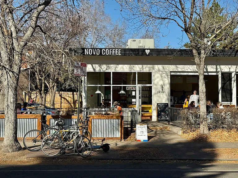 coffee shop 2 blocks away