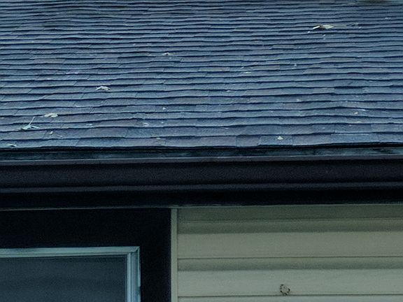 Brand new roof on garage