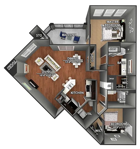 Floor plan B3
