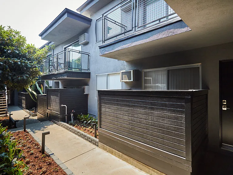 Exterior of units