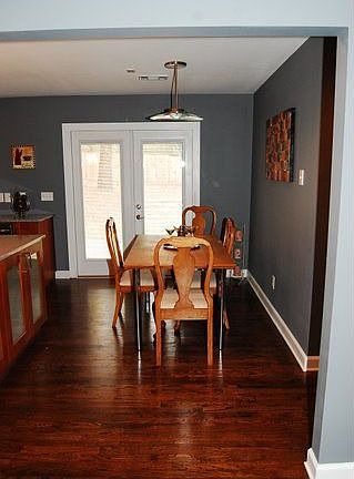 Dining Room with French Doors to deck