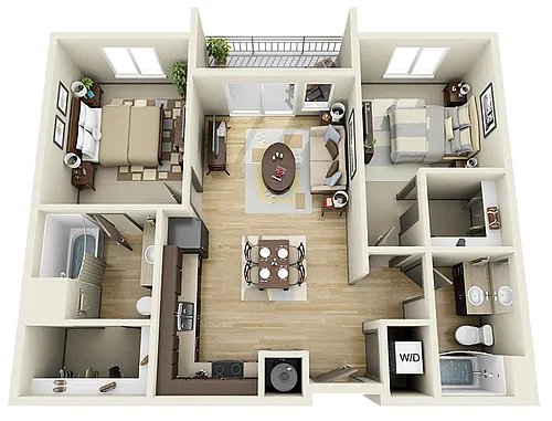 Floor plan Santa Fe II