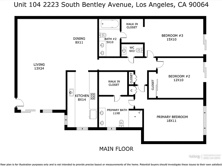 2223 S Bentley Ave #104 — Photo 37