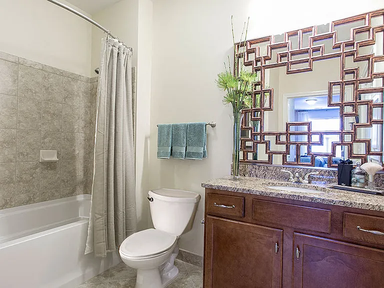 Bathroom at The Village Lofts, North Carolina, 27455
