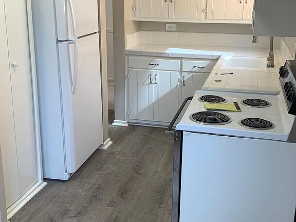 View of the kitchen as seen from the eating area