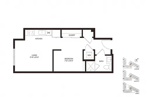 Floor plan Studio S3