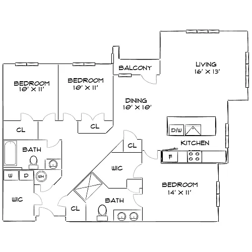 Floor plan Design 3A
