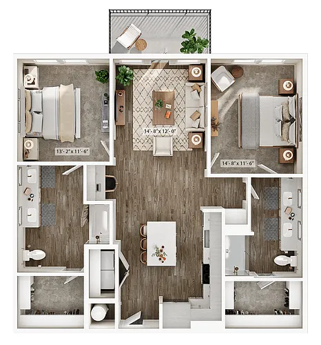 Floor plan B07