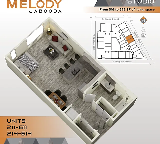 Melody Jabooda Apartments — Photo 84