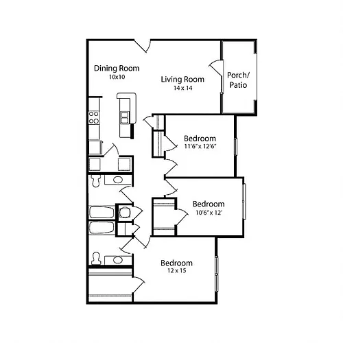 Floor plan D1