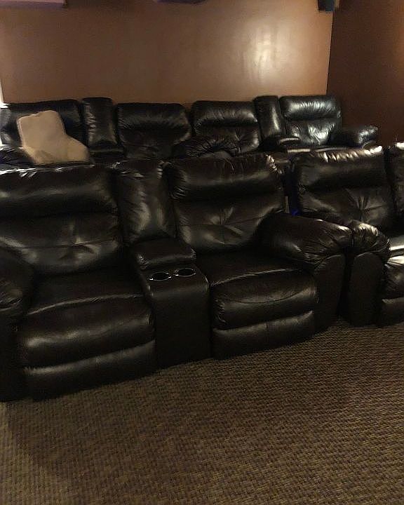 Theater seating for 10. 