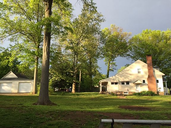 side of the house with garag
