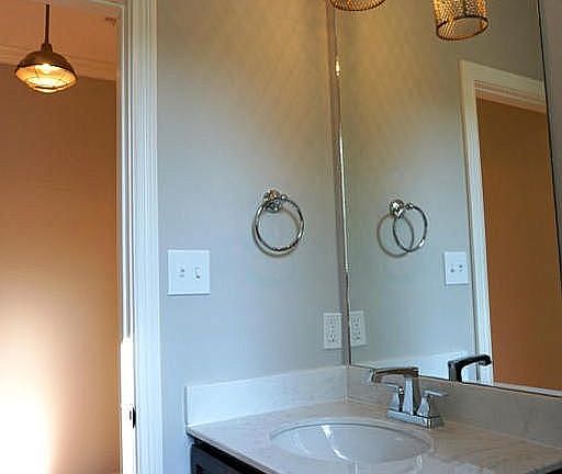 Downstairs half bath