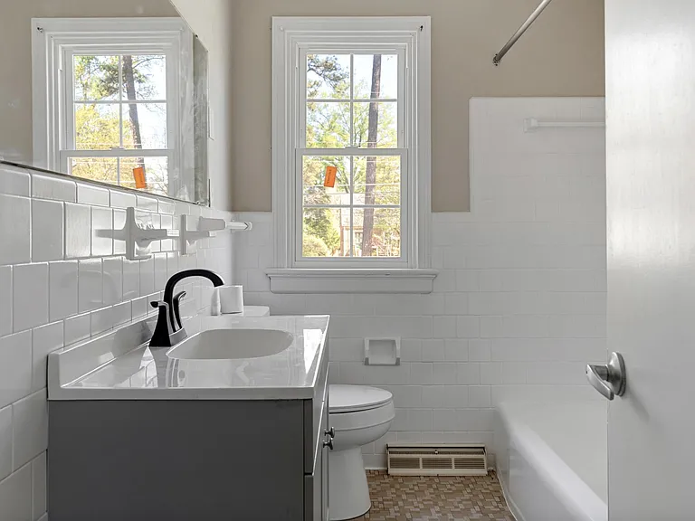 Shared bathroom - with tub. Shared by bedrooms 1,2 & 4