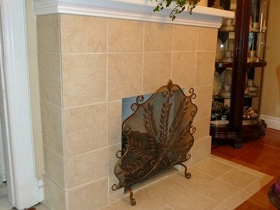 Fireplace in Formal Dining Rm