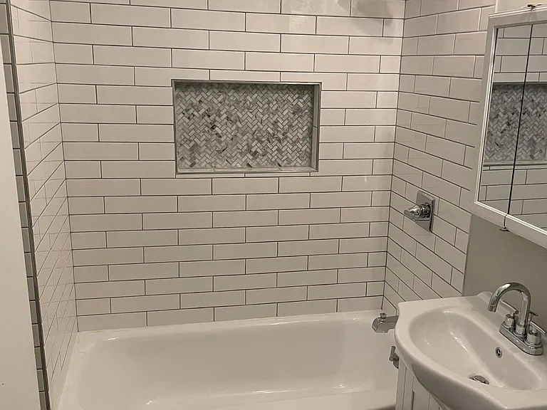 Newly remodeled bathroom