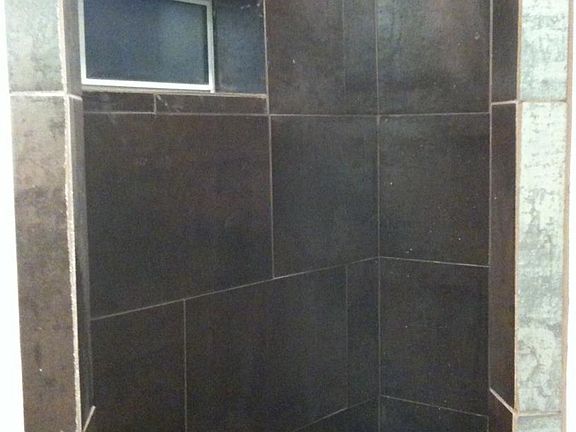 Bath1 with separate sit down shower and rain mist - shower j