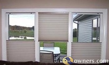 Custom window treatments in every room