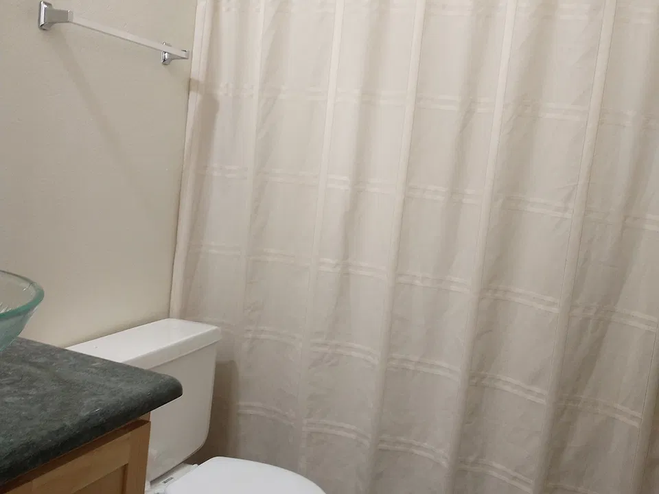 Full tub and shower