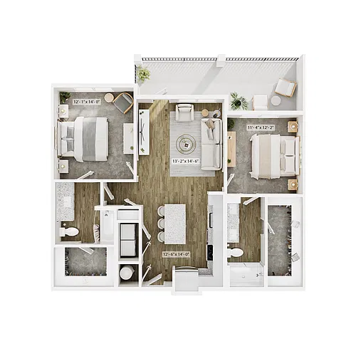 Floor plan B1
