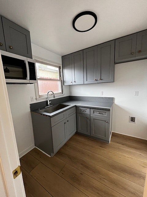 kitchen and dining area