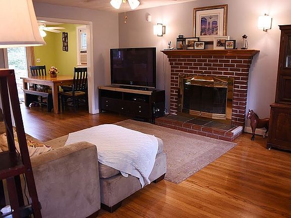 living room from front door