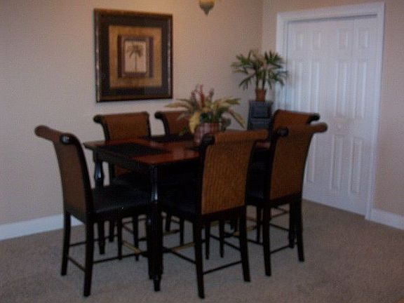Dining room area with views of the gulf.
