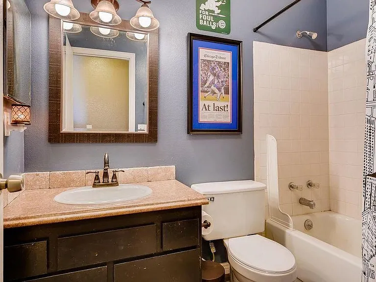 Main level full bathroom.