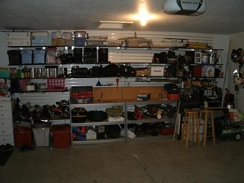 shelving in garage
