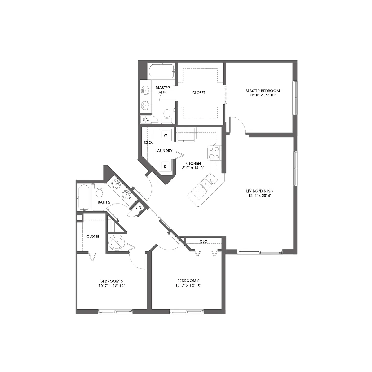 Floor plan Sunny Isles