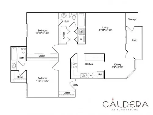 Floor plan 2X2