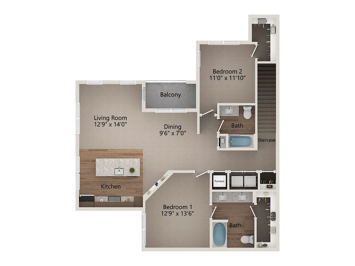 Floor plan B3