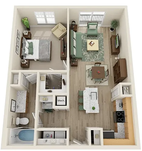 Floor plan The Madison