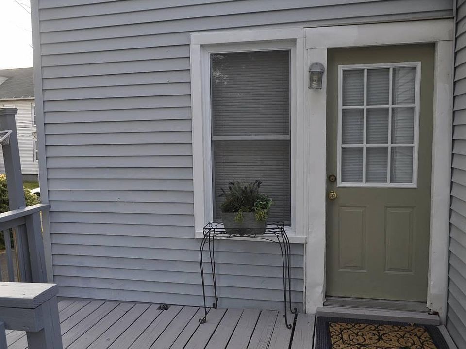 Back deck of unit private