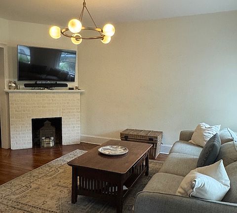 Living room from entry
