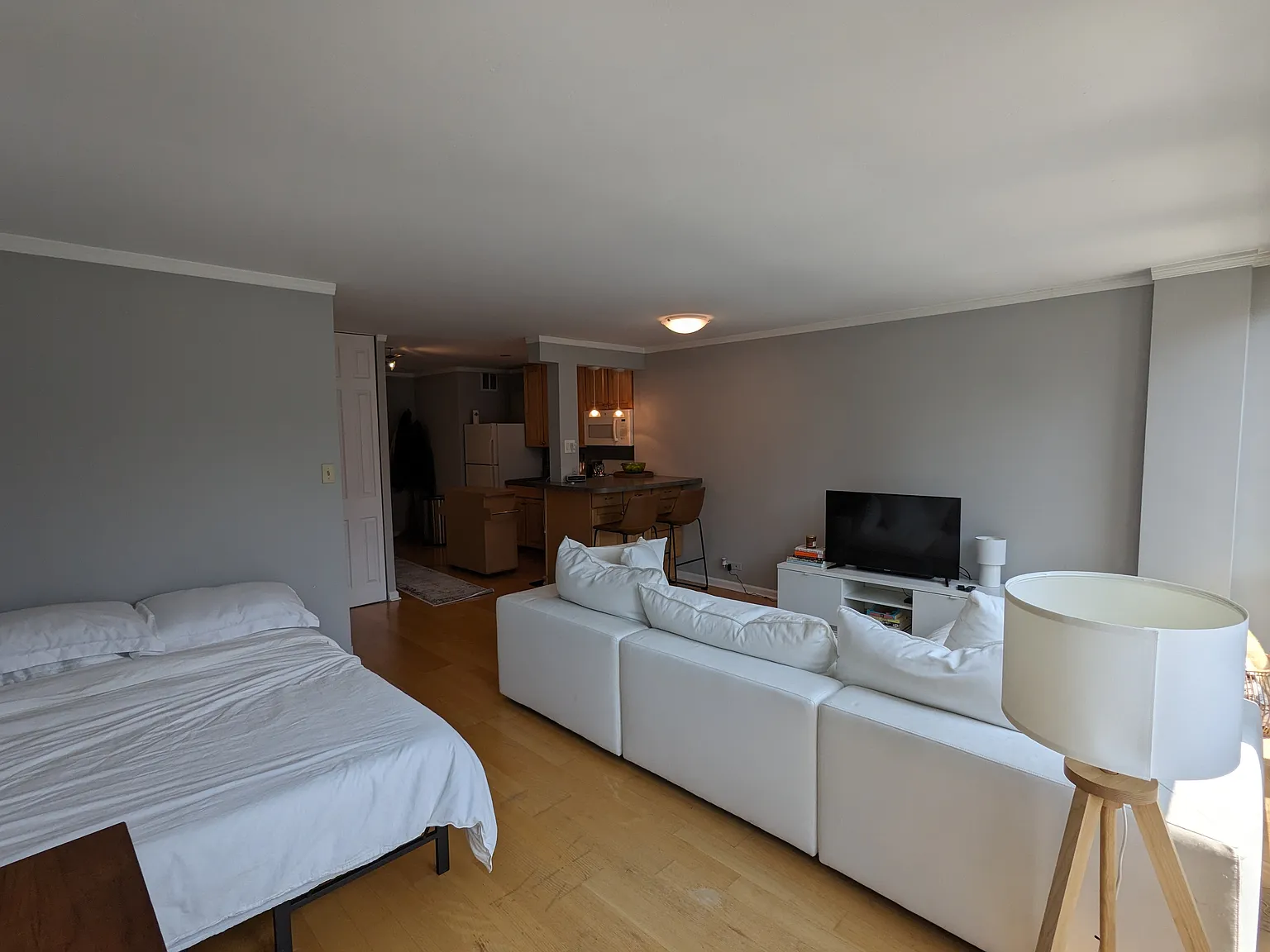 Gorgeous LARGE studio w/hardwood floors & open kitchen! — Photo 4