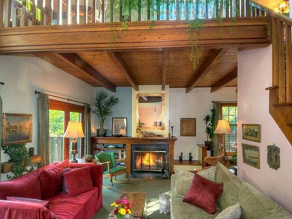Living room and loft