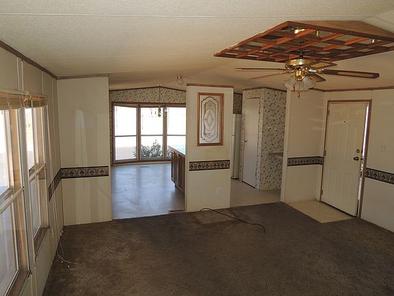 Living room view to kitchen