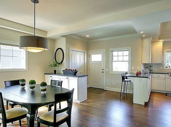 Dining room looking towards entry.