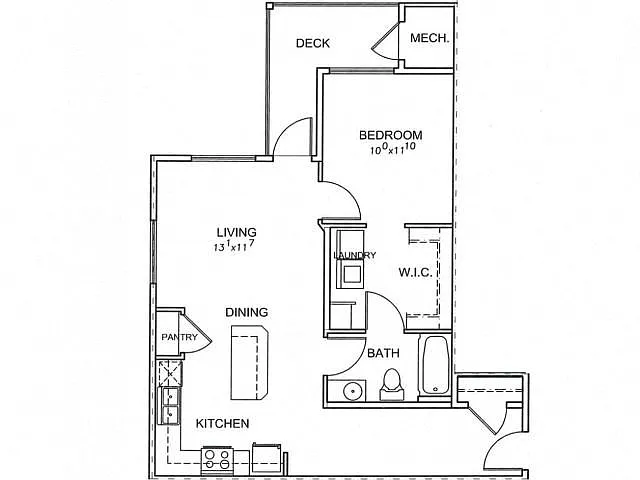 Floor plan The Boardwalk