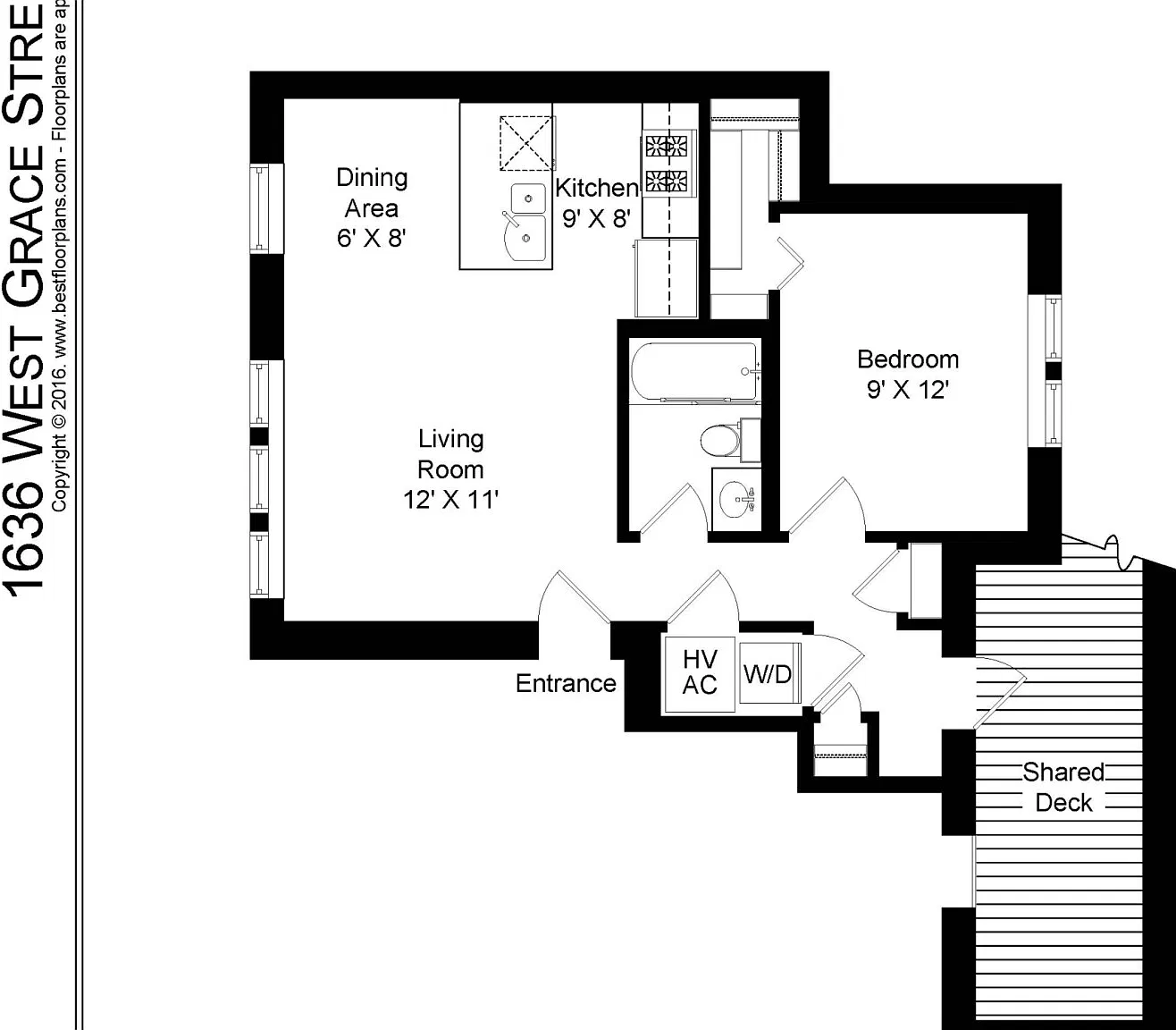 1 bed, 640 sqft, $2,375 — Photo 3